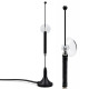 Antena 4G LTE z podstawą magnetyczną | 5dBi | dookólna |   wewnętrzna | 600-2700 MHz | SMA | 3m 