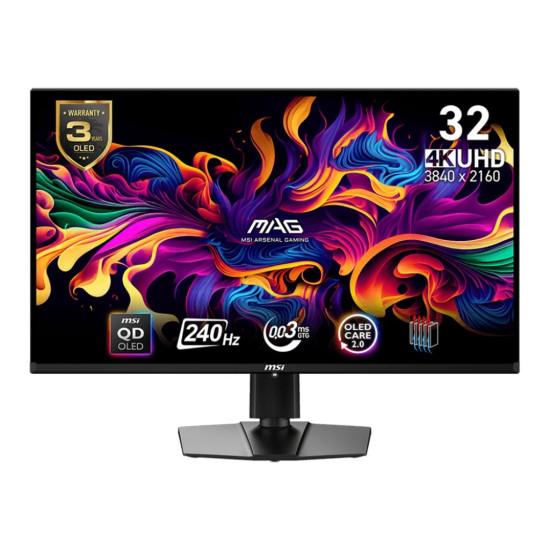 Monitor MAG 321UPX QD-OLED 31.5'/LED/UHD/Curv/160HZ/Black 