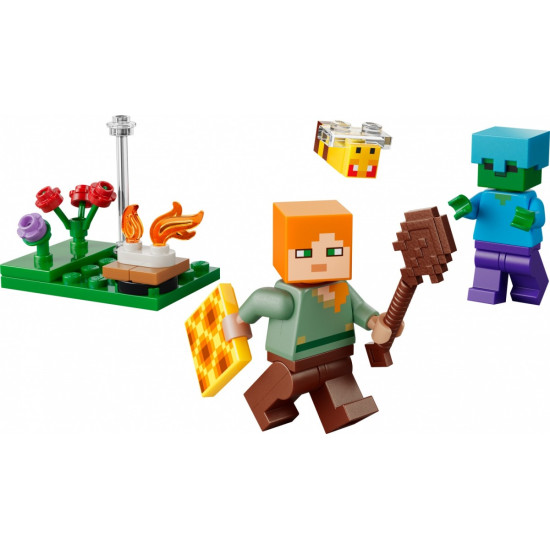 Klocki Minecraft 30732 Potyczka Alex przy ognisku 