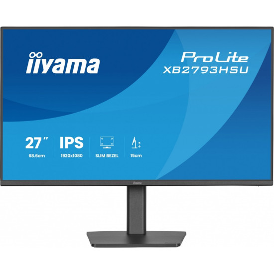 Monitor 27 cali XB2793HSU-B1 IPS, HDMI, DP, 2x2W, 2xUSB, 350cd, 1500:1, HAS 150/PIVOT