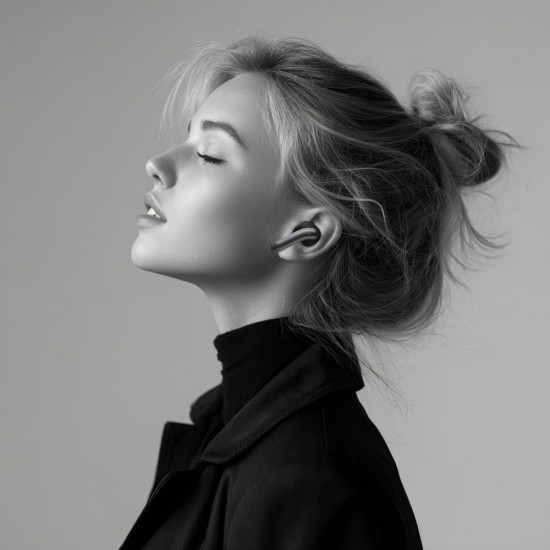 Słuchawki bezprzewodowe AC591 PRO ANC , ENC, 6 mikrofonów, etui ładujące