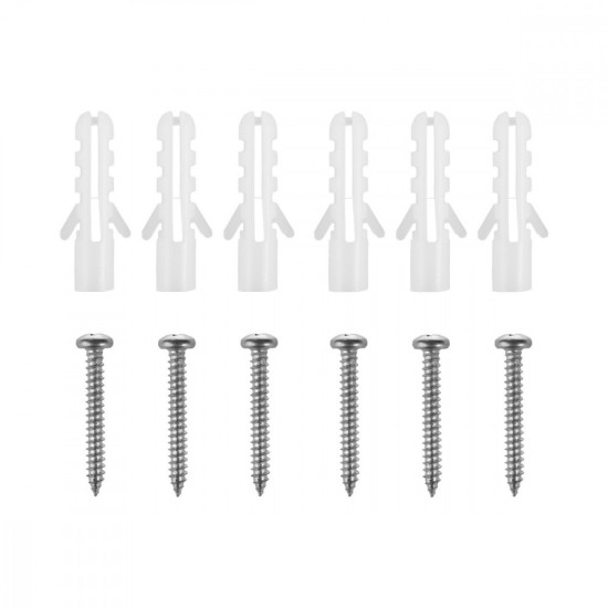 Zestaw dwóch atrap kamer IR1800 WT białe, zasilanie 2xAA, ABS, diody IR LED 