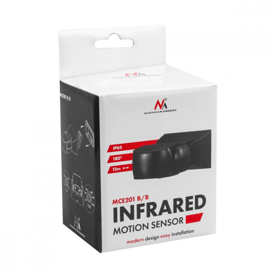Czujnik ruchu PIR IP65 MCE201 B/B 