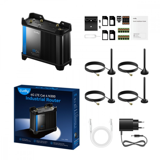 Router IR04 4G LTE Cat4 Industrial Router 