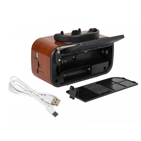 Radio przenośne analogowe AM/FM RA16 solarne