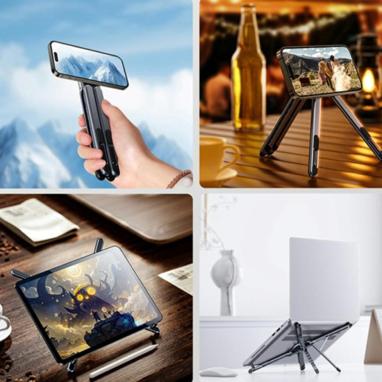 Podstawka laptop/tablet /smartfone kompatybilna z MagSafe Szara