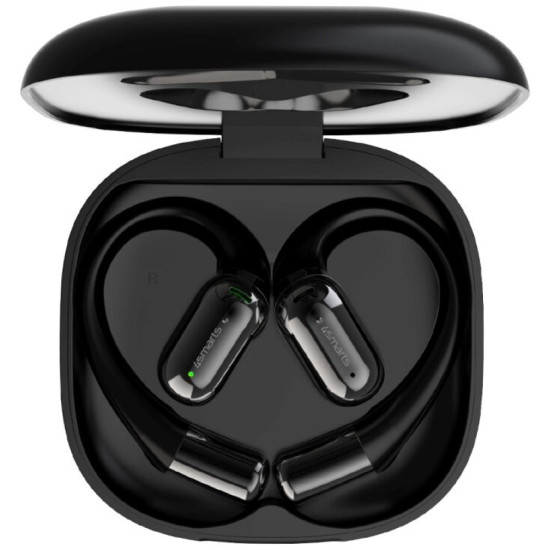 Słuchawki Bluetooth OWS tłumacz AI z wyświetlaczem SkyBuds Czarne 