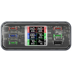 Stacja ładująca Deck Charger Lucid GaN 360W 5xUSB-C + 1xUSB-A 