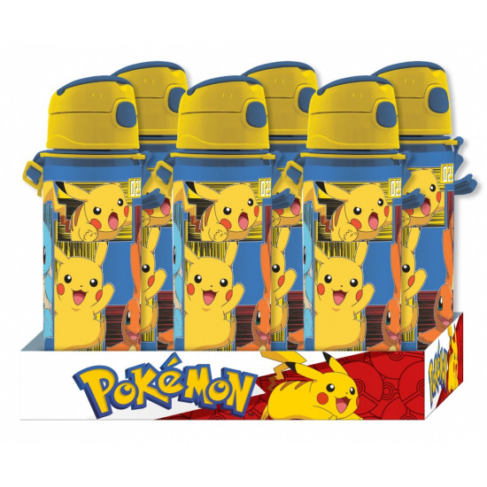 Bidon aluminiowy 600ml Pokemon 