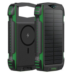 Powerbank Solarny 20000mAh TitanPack Rugged UltiMag Zielony 