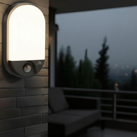 Lampa Led z czujnikiem ruchu 15W MCE340 GR 