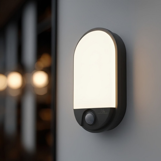 Lampa Led z czujnikiem ruchu 15W MCE340 GR 