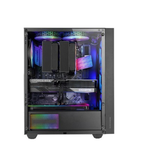 Obudowa MARS MC-AIR BLACK ATX 4x FRGB fan