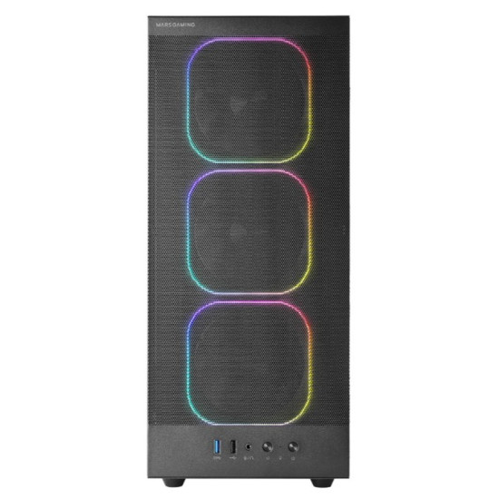 Obudowa MARS MC-NEBULA BLACK ATX 4xARGB fans