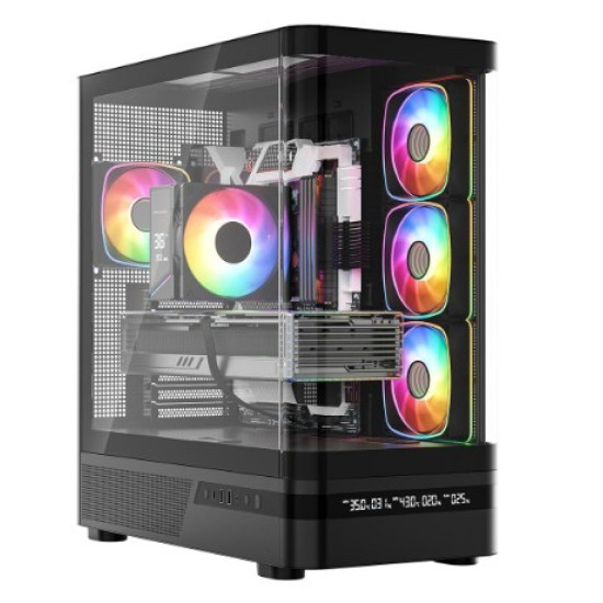 Obudowa Volcano AQ200 ARGB MIDI BLACK