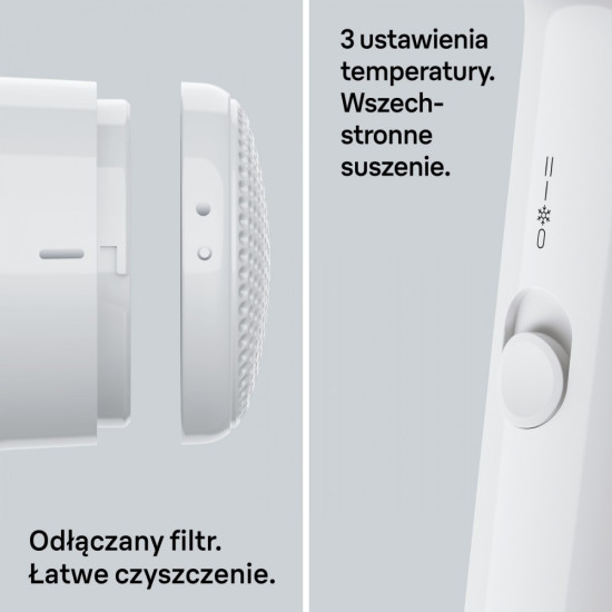 Suszarka do włosów z dyfuzorem 1800W HD155E