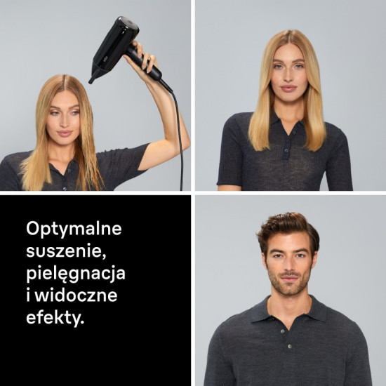 Suszarka do włosów 2100W, wskaźniki LED HD410E