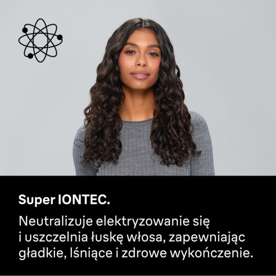 Suszarka do włosów 2100W, wskaźniki LED HD410E