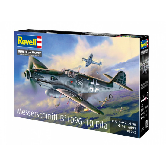 Model plastikowy samolot Messerschmitt Bf109G-10 Erla 1:32