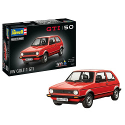 Model plastikowy samochód VW Golf1 GTI 50 years 1:24