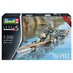 Model plastikowy statek Tirpitz 1:350