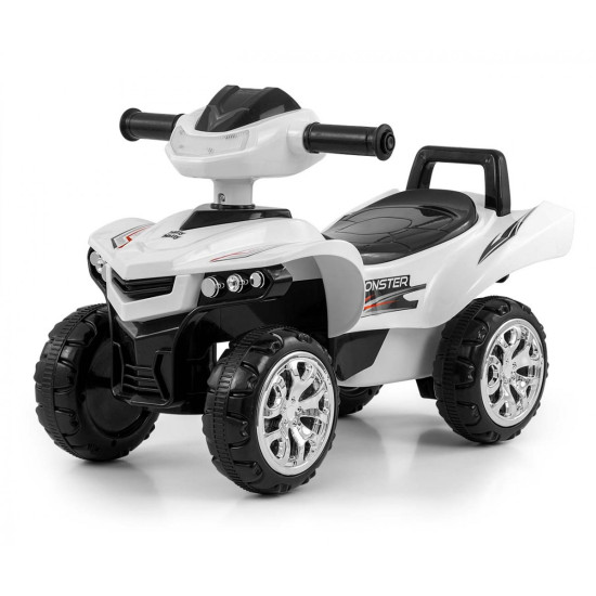 Pojazd Jeździk Monster biały