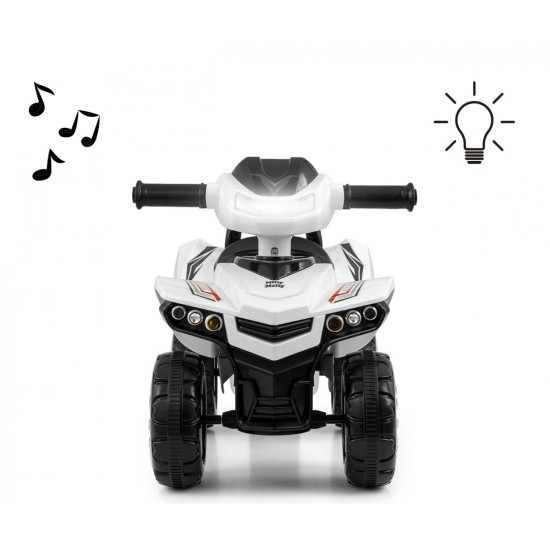 Pojazd Jeździk Monster biały