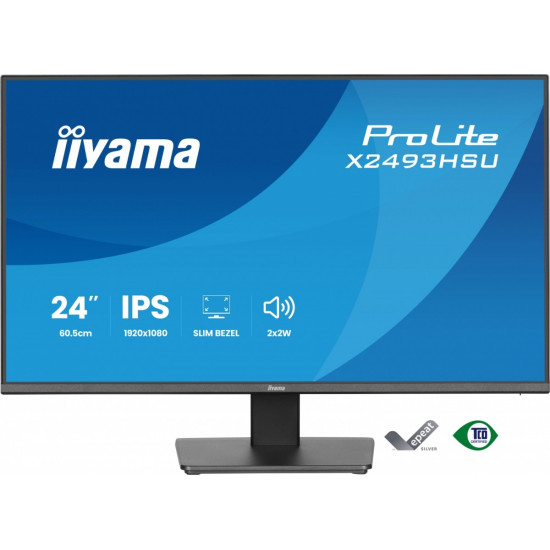 Monitor 24 cale X2493HSU-B1 IPS,FHD,HDMI,DP,120Hz, 1500:1, 2xUSB,    350cd, cienka ramka z 4 stron 