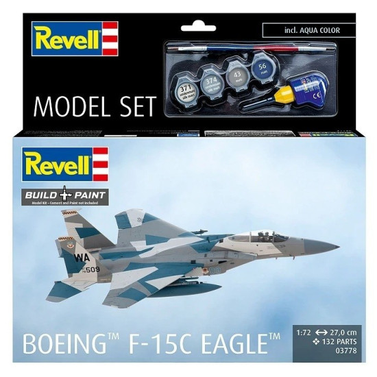 Model plastikowy Boeing F15C Eagle 1:72 zestaw