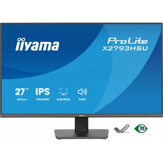 Monitor 27 cali X2793HSU-B1 IPS.HDMI.DP.120Hz,2xUSB, 1500:1,350cd,   cienka ramka z 4 stron 