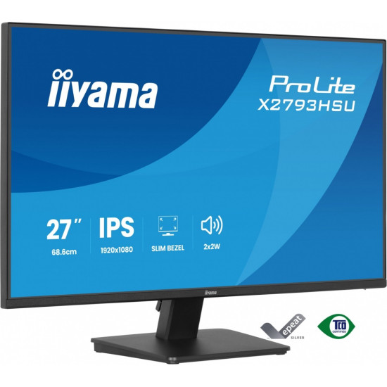 Monitor 27 cali X2793HSU-B1 IPS.HDMI.DP.120Hz,2xUSB, 1500:1,350cd,   cienka ramka z 4 stron 