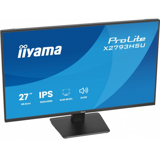 Monitor 27 cali X2793HSU-B1 IPS.HDMI.DP.120Hz,2xUSB, 1500:1,350cd,   cienka ramka z 4 stron 
