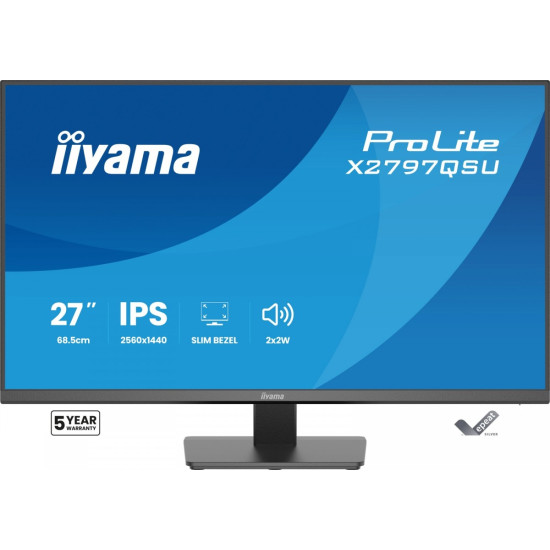 Monitor 27 cali X2797QSU-B1 IPS,QHD,HDMI,DP,350cd, 75Hz, 4x USB, bezramkowy