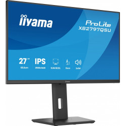 Monitor ProLite  27 cali XB2797QSU-B1 IPS,QHD,2xHDMI,DP,350cd,75Hz,1000:1,     USB HUB,x4 ((2x Type-A v.3.2 Gen 1 (5Gbps, 4.5W) 2x Type-C (5Gbps, 5W))
