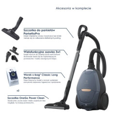 Odkurzacz workowy Pure D8 PD82-8DB SILENCE