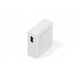 Ładowarka sieciowa/zasilacz USB GaN 140W, 3x USB-C, 1x USB-A, Biała