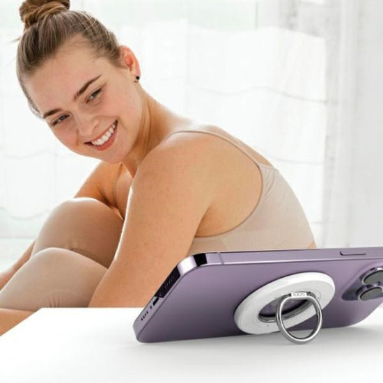 Uchwyt MagSafe ring stand BM-350 biały 
