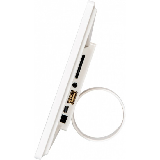 Ramka cyfrowa na zdjęcia i filmy 10,1 cala biała 