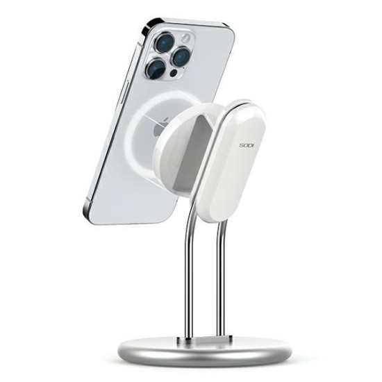 Stojak MagSafe SIM-300 na smartfon srebrny 