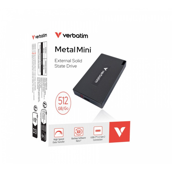 Dysk Metal Mini SSD 512GB USB-C 32030 