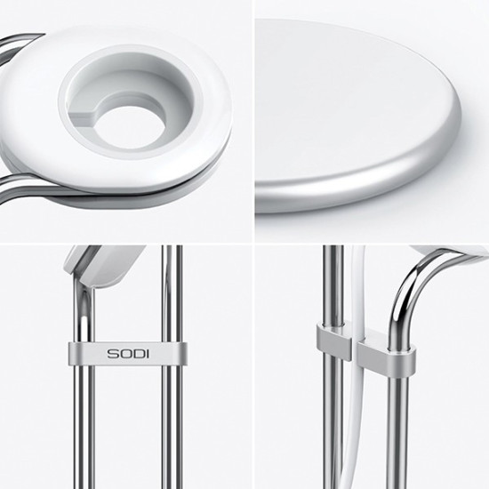 Stojak do Apple Watch SAW-300 ładowanie srebrny 