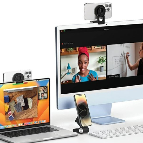 Uchwyt 3w1 do iMaca BM-330 Magsafe czarny 