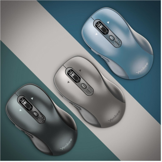 Mysz bezprzewodowa Dual Bluetooth + USB 2,4GHz YMS 2010BK GYRO 