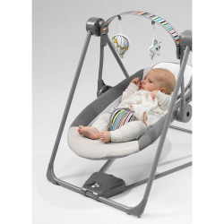 Leżaczek Otto Cozy szary 