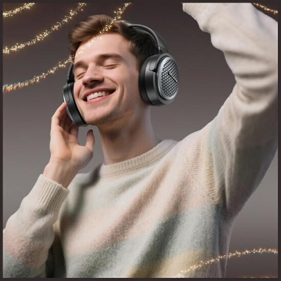 Słuchawki nauszne AT78 ANC ENC Bluetooth 6.0 czarne 