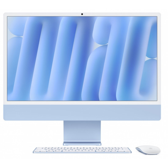 iMac 24 cale: M4 10/10, 16GB, 512GB SSD - Niebieski