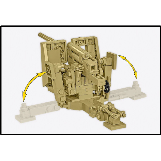 Klocki Sd.Kfz.8 Towing 8.8 cm Flak 36, 975 elementów