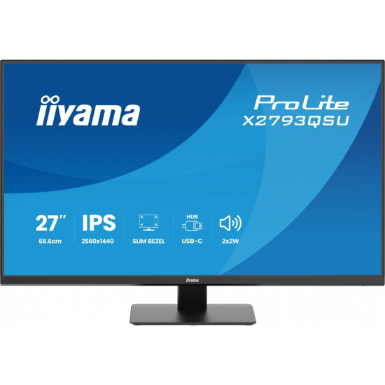 Monitor 27 cali X2793QSU-B1 IPS, QHD, HDMI, DP, 2xUSB 