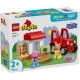 Klocki DUPLO Peppa Pig 10468 Ciągnik i rynek 
