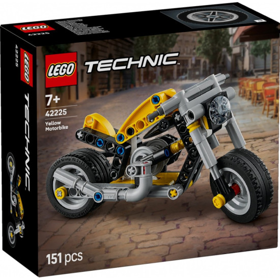 Klocki Technic 42225 Żółty motocykl 